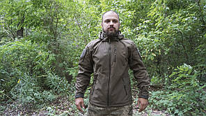 Куртка тактична з капюшоном Single Sword