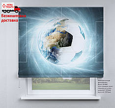 Римські штори з фотодруком Спорт | римські штори для офиса