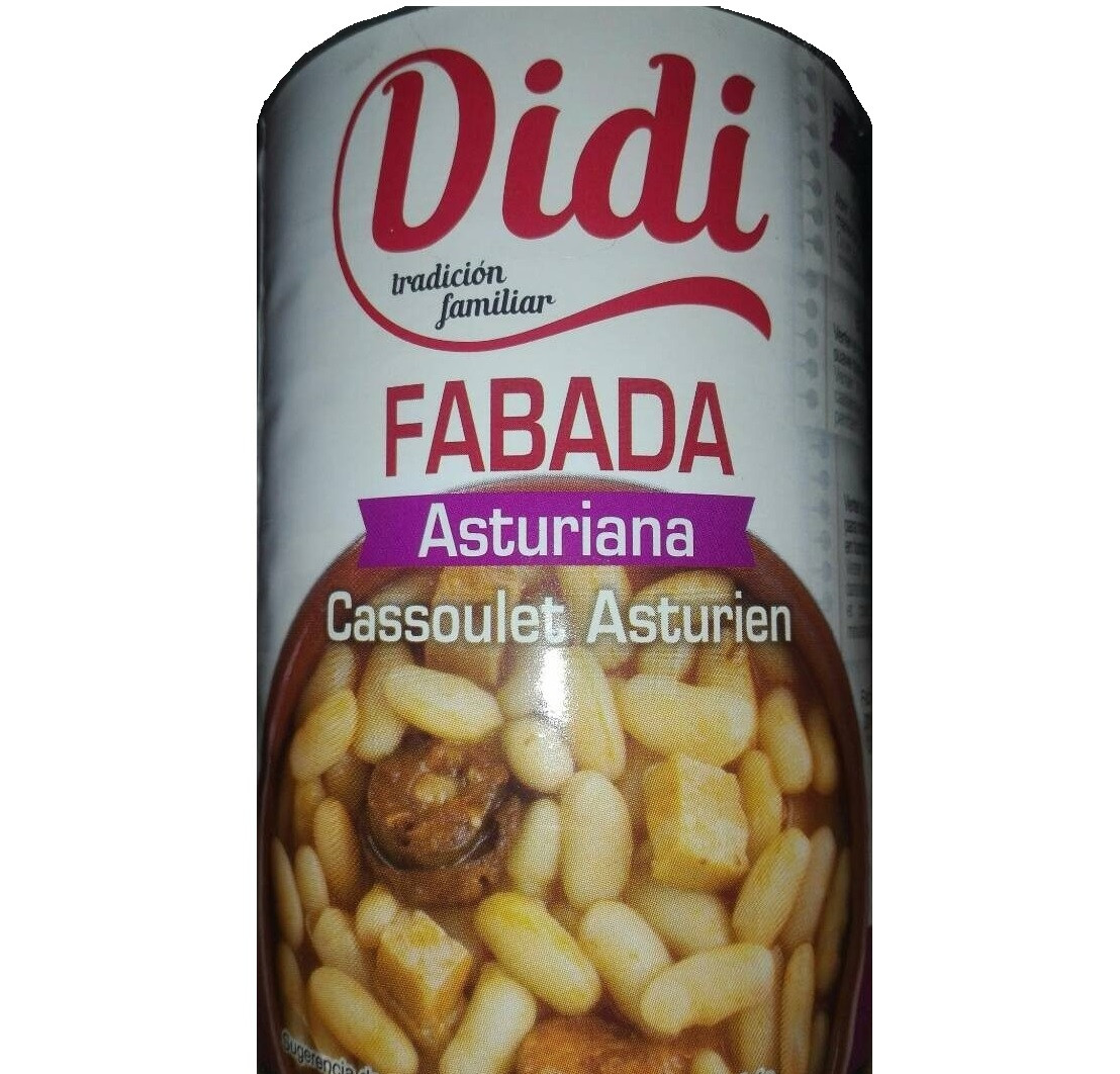 Квасоля Didi Fabada Asturiana Консервована Cassoulet Asturien 415 г Іспанія