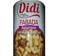 Фасоль Didi Fabada Asturiana Консервированная Cassoulet Asturien 415 г Испания