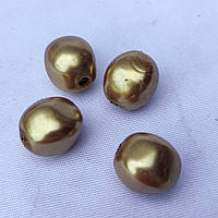 Намистина перламутр "Камінець" Темний Беж 50 г