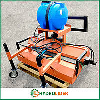 Комунальна підмітальна машина 1,5 м з бункером та баком на JCB навантажувач