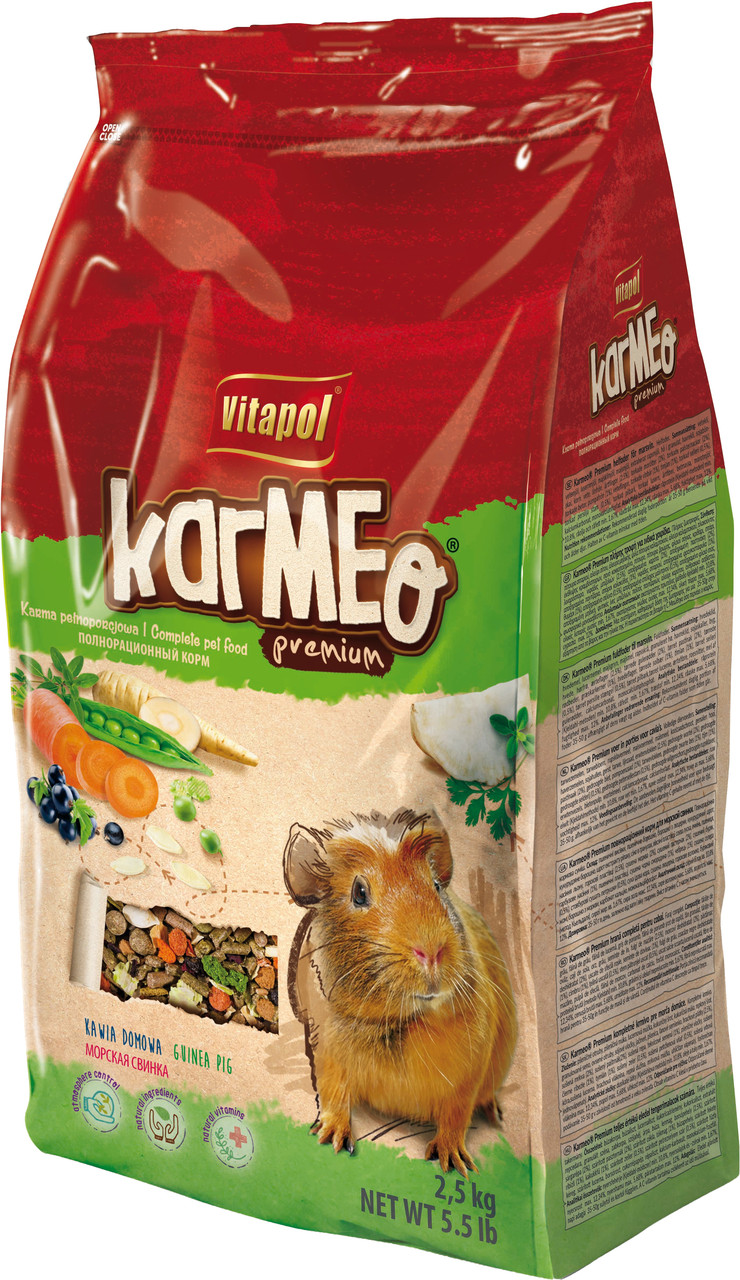 Vitapol KARMEO Premium Guinea Pig - преміум корм для морських свинок - 2,5 кг