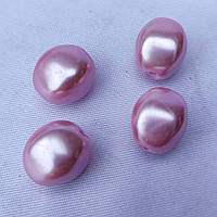 Намистина перламутр "Камінець" Рожевий 50 г