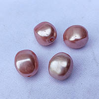 Намистина перламутр "Камінець" Рожевий беж 50 г