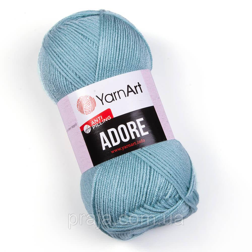 Пряжа YarnArt Adore(Адора) -  369 світлий джинс, фото 1