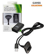 Батарея аккумулятор для Xbox 360 4800 mah + кабель