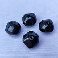 Намистина перламутр "Камінець" Чорний 50 г