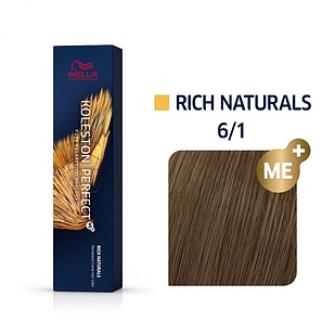 Фарба для волосся Wella Koleston Perfect 60мл. 6/1 деревний дим