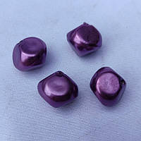 Намистина перламутр "Камінець 15 мм" Бузкова 50 г