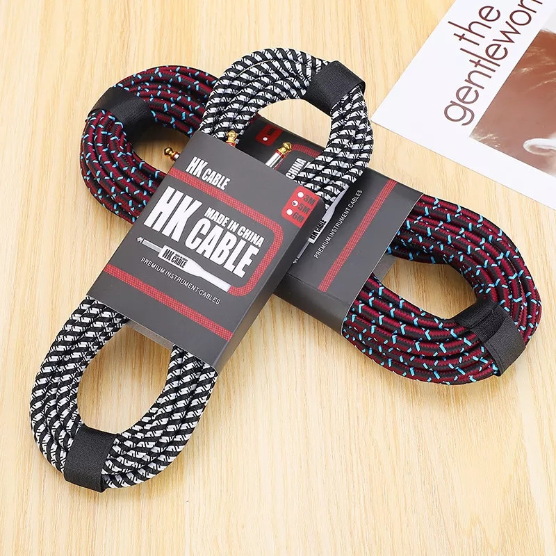 Гітарний фірмовий кабель HK інструментальний дріт для гітари електрогітари 3 м, фото 1