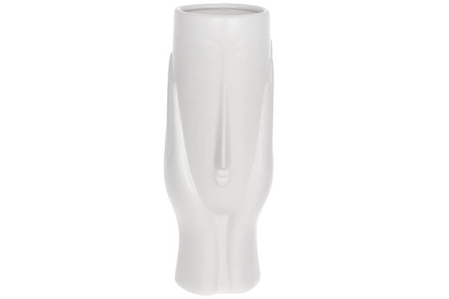 Ваза керамічна 11.8*11.6*30 см., Ліко, білий, матовий (795-448), фото 1