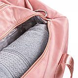 Сумка дорожня СІРА Дорожня спортивна сумка WINGS FB001 Сумка дорожная с ручкой Польша Туристична сумка Сумки, фото 5