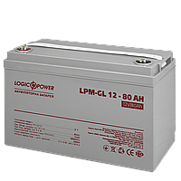 Акумулятор Logicpower lpm-gl 12v 80ah