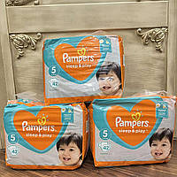 Підгузки Pampers Sleep & Play Розмір 5 (Junior) 11-16 кг 42 шт