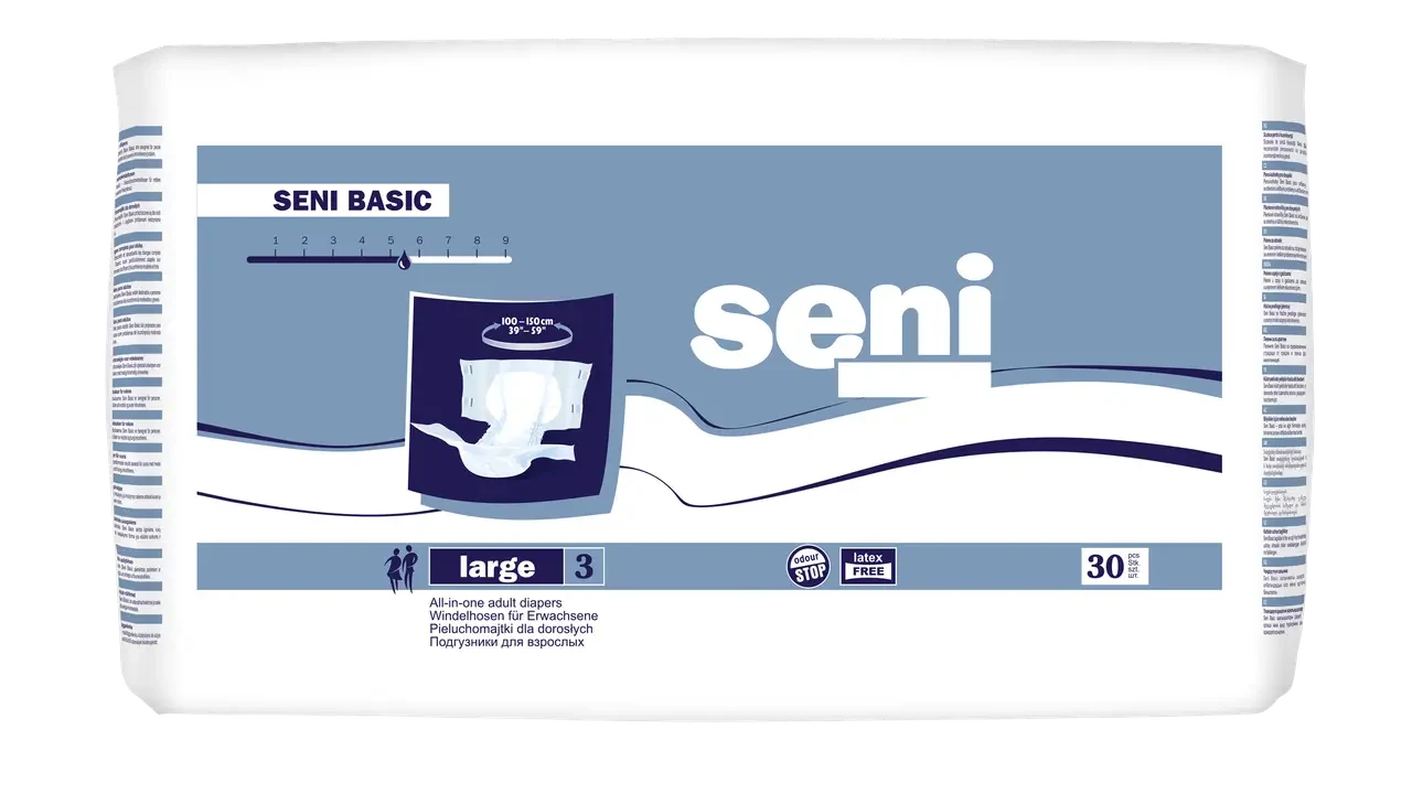 Підгузники для дорослих SENI BASIC 3 large 30 шт