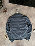 Чоловіча куртка вітровка Prada M1137 сіра, фото 3