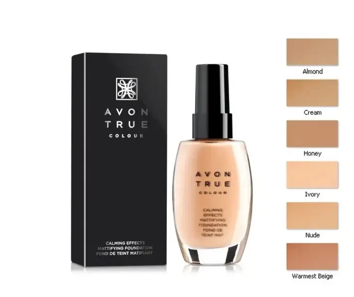 Матовий тональний крем для обличчя True Colour Nude (30 мл) Avon ...