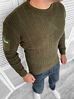Мужской шерстяной свитер Патриот Хаки мужской свитер (DB-11937)