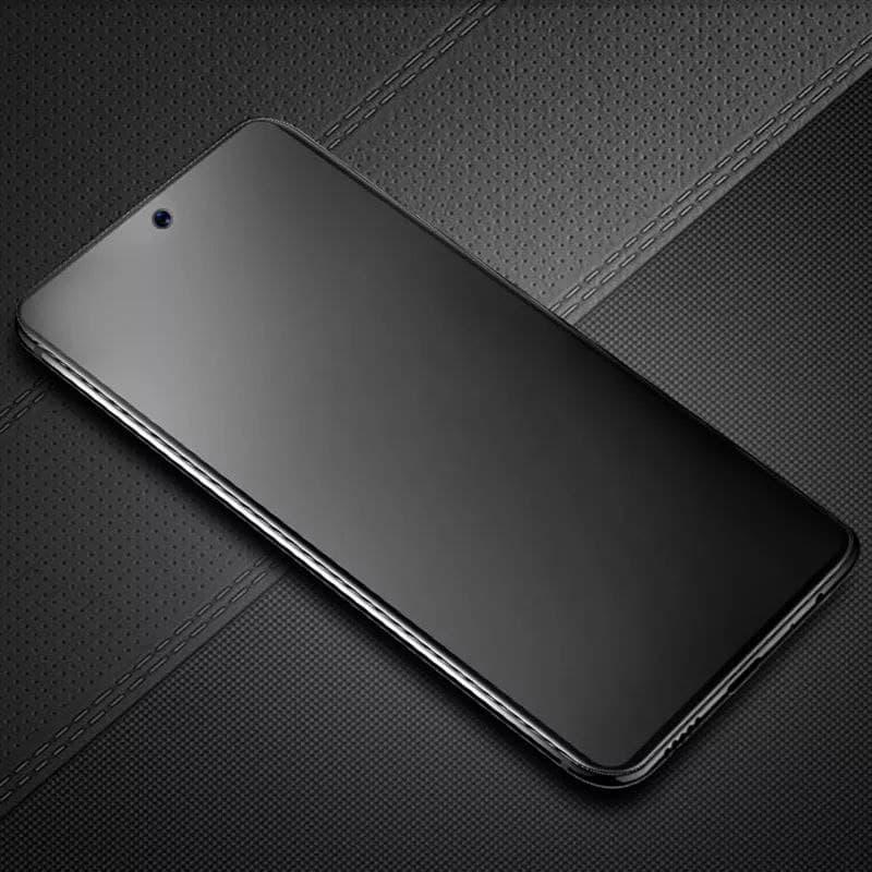 Матове захисне скло 3D Full Glue для Samsung Galaxy A51 колір Чорний