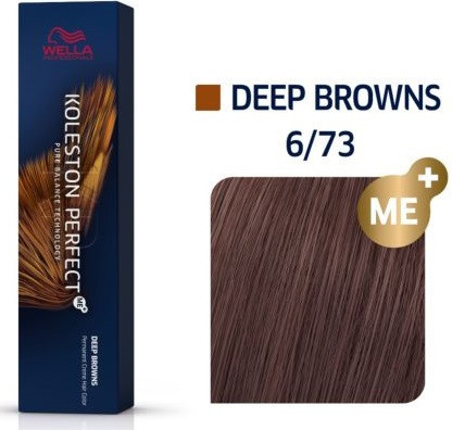 Фарба для волосся Wella Koleston Perfect 60мл. 6/73 темний горіх, фото 1