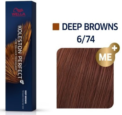 Фарба для волосся Wella Koleston Perfect 60мл. 6/74 червона планета, фото 1