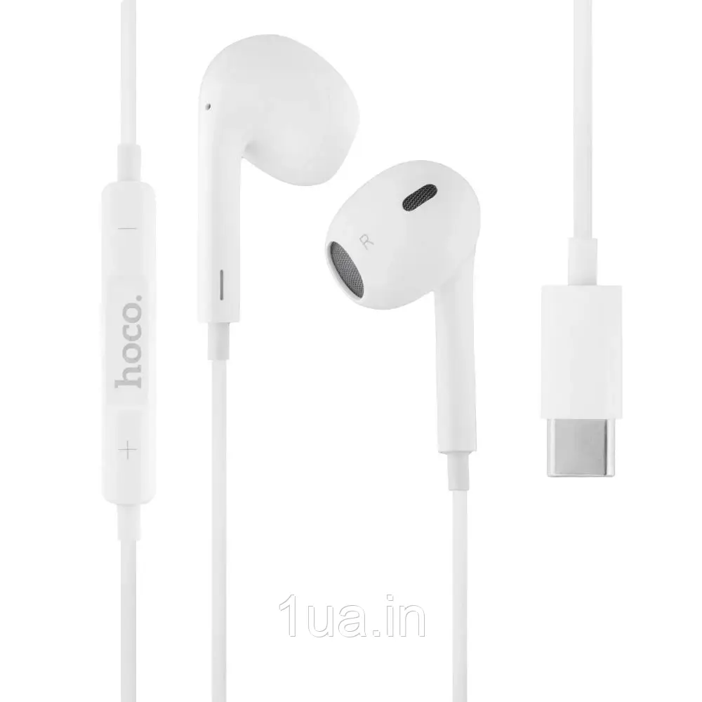 HF Hoco M1 Max earphones+мікрофон white