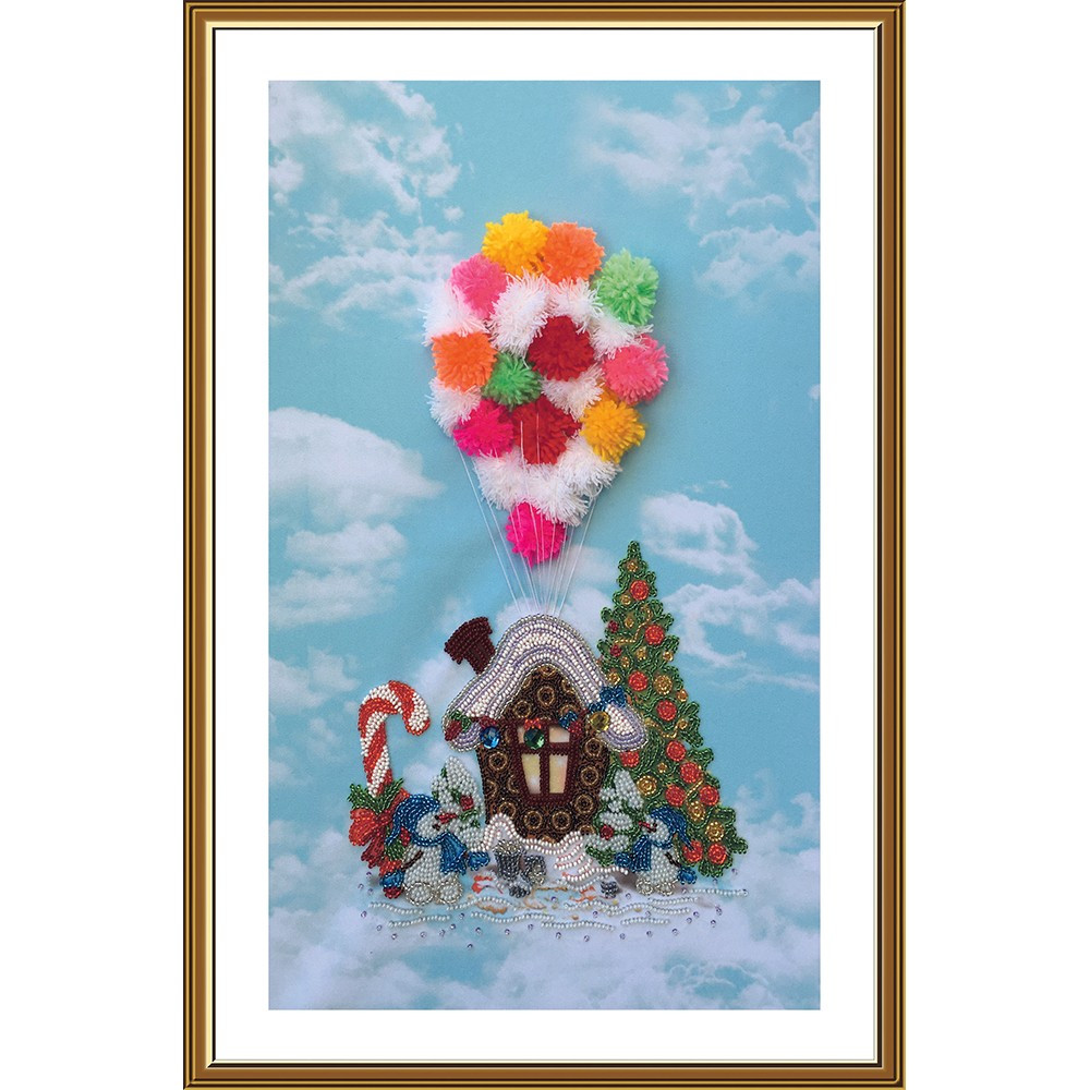 Набір для вишивання бісером Подарую тобі будинок НК3306