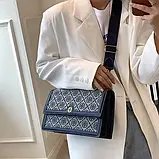 Брендова жіноча сумка через плече із широким ременем Tory burch, фото 3