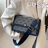 Брендова жіноча сумка через плече із широким ременем Tory burch, фото 6