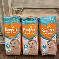 Підгузки Pampers Sleep & Play розмір 4 (Maxi) 9-14 кг 50 шт