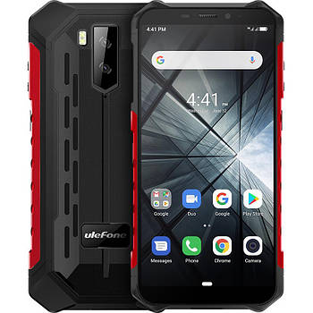 Смартфон Ulefone Armor X3 (2/32 GB) (Black-Red)