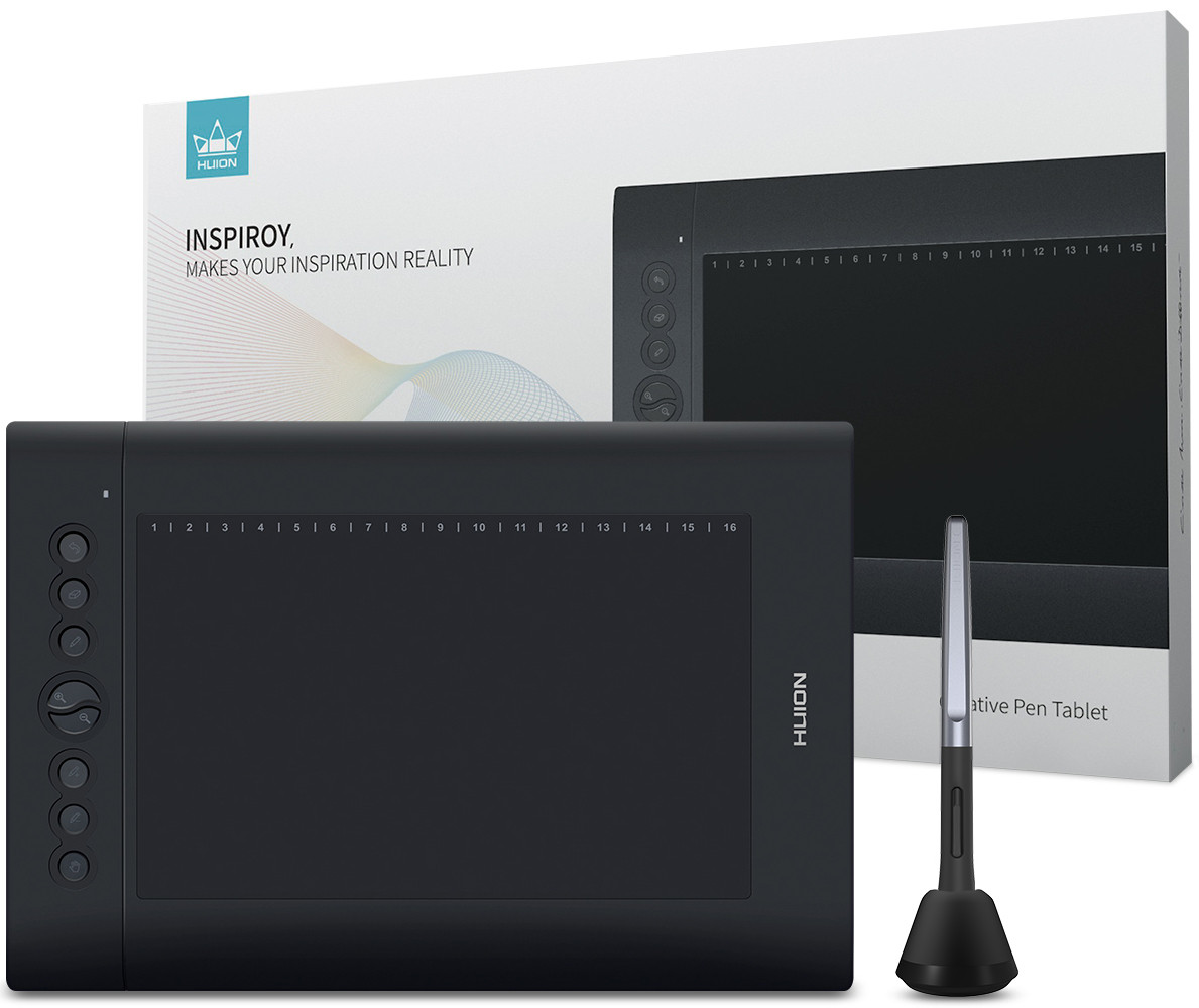 Графічний планшет HUION 610 Pro V2