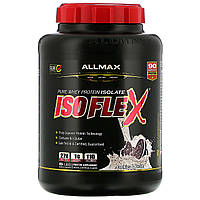 ALLMAX Nutrition, Isoflex, 100% чистый изолят сывороточного белка (фильтрация ИСБ частицами, заряженными Киев