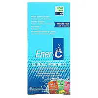 Ener-C, витамин C, смесь для приготовления мультивитаминного напитка, ассорти, 1000 мг, 30 пакетиков, 282,9 г