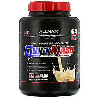 ALLMAX Nutrition, QuickMass, Weight Gainer, Rapid Mass Gain Catalyst, Vanilla, 6 lbs (2.72 kg) Киев