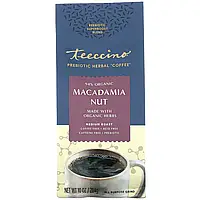 Teeccino, Prebiotic Herbal Coffee, Medium Roast, Caffeine Free, Macadamia Nut, 10 oz (284 g) Киев