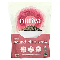 Nutiva, Органические молотые семена чиа, 340 г Киев