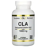 California Gold Nutrition, Clarinol, КЛК, конъюгированная линолевая кислота, 1000 мг, 90 мягких таблеток Киев