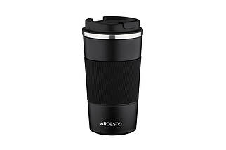 ТермоКружка Ardesto Urban AR-2638-TMB 380 мл чорний ID 4421606, фото 4