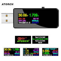 USB-тестер Atorch U96 13-в-1. Цифровий вольтметр, амперметр