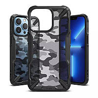 Протиударний чохол Ringke Fusion X Camo Black для iPhone 13 Pro Max