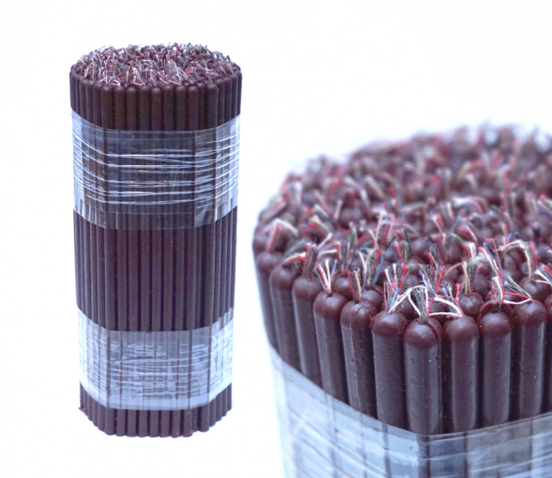 Свічки магічні пучок 1 кг. Коричневі, фото 1