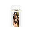 Боди Penthouse Devils Advocate S/L Black, вырез на животике, имитация плетения, фото 4