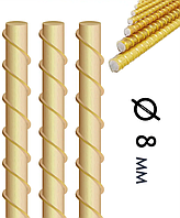 Композитная арматура d 8mm Бухты 50 и 100м Возможна порезка