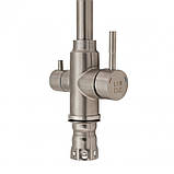 Змішувач для кухні Lidz (NKS) 12 32 020F-13 з підключенням до фільтру, фото 3