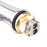 Змішувач для раковини Lidz (CRM) 14 34 001FB з лійкою для гігієнічного душу, фото 4