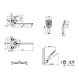 Змішувач для ванни Qtap Grand WCR 005, фото 2