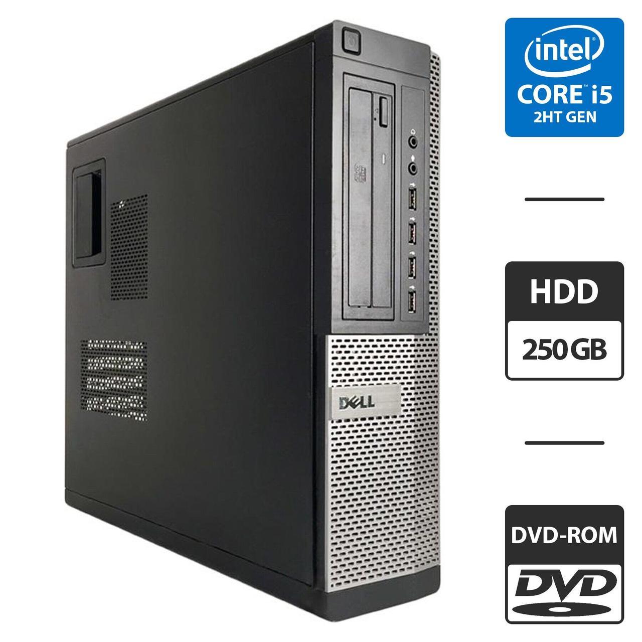 DELL 790 Desktop / Intel Core i3-2120 (2 (4) ядра по 3.30 GHz) / 4 GB DDR3 / 250 GB HDD