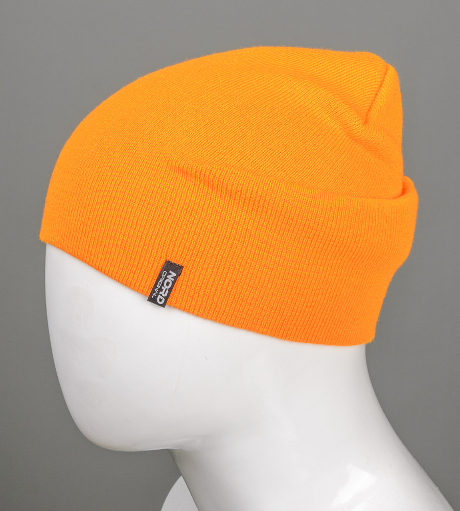 Шапка-панчоха, подовжена (m8), Апельсиновий, фото 1